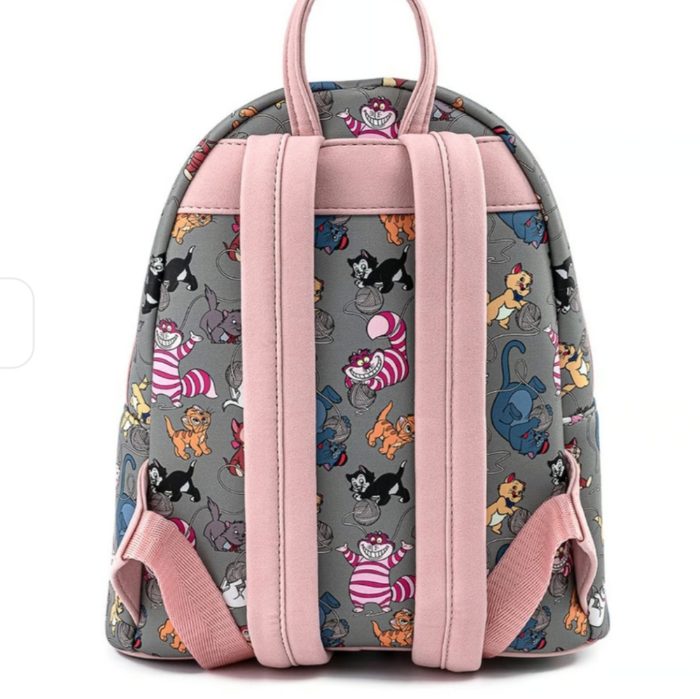 NWT Disney Backpack All the Cats Disney Cats Bag Purge Loungefly - Picture 7 of 10